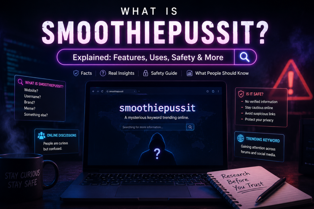 Smoothiepussit Explained: Features, Uses, Safety, and What People Should Know smoothiepussit